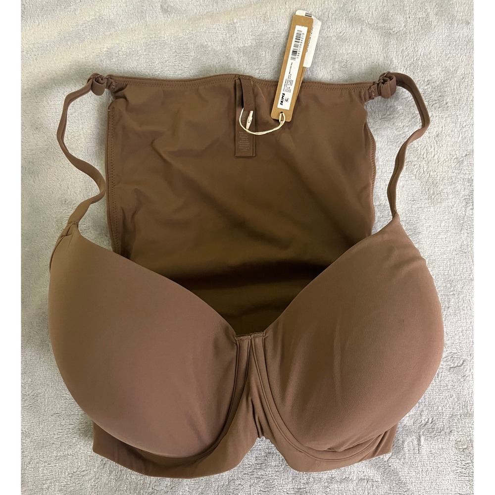 Skims 34DDDD Fits Everybody Full Coverage Back Smoother Bra Jasper FL-TSH-10131W